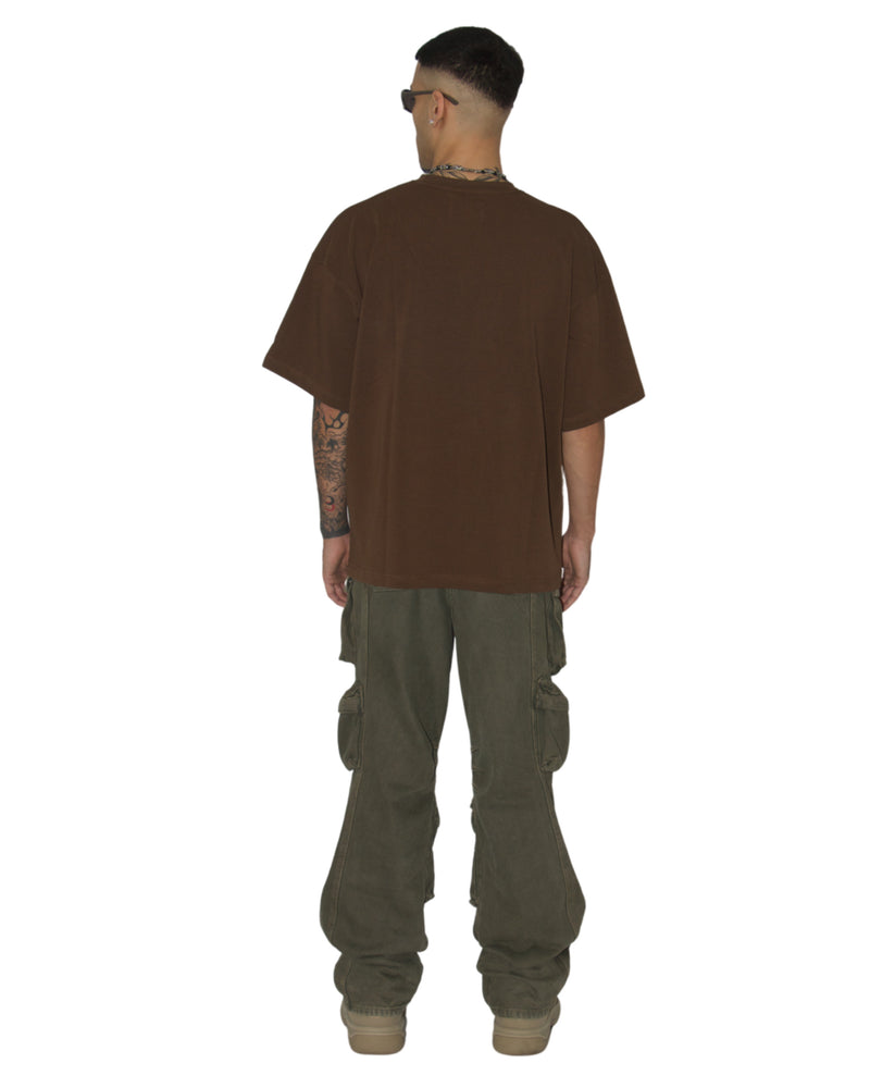 ORIENT FLAIR BROWN TEE