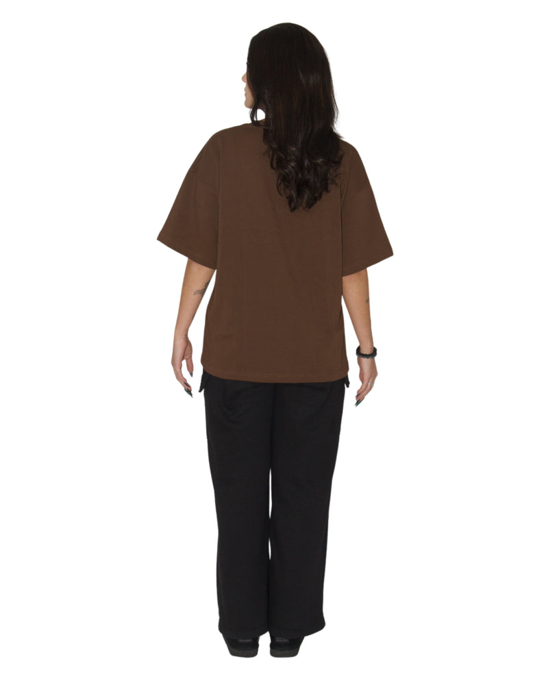 ORIENT FLAIR BROWN TEE BASIC